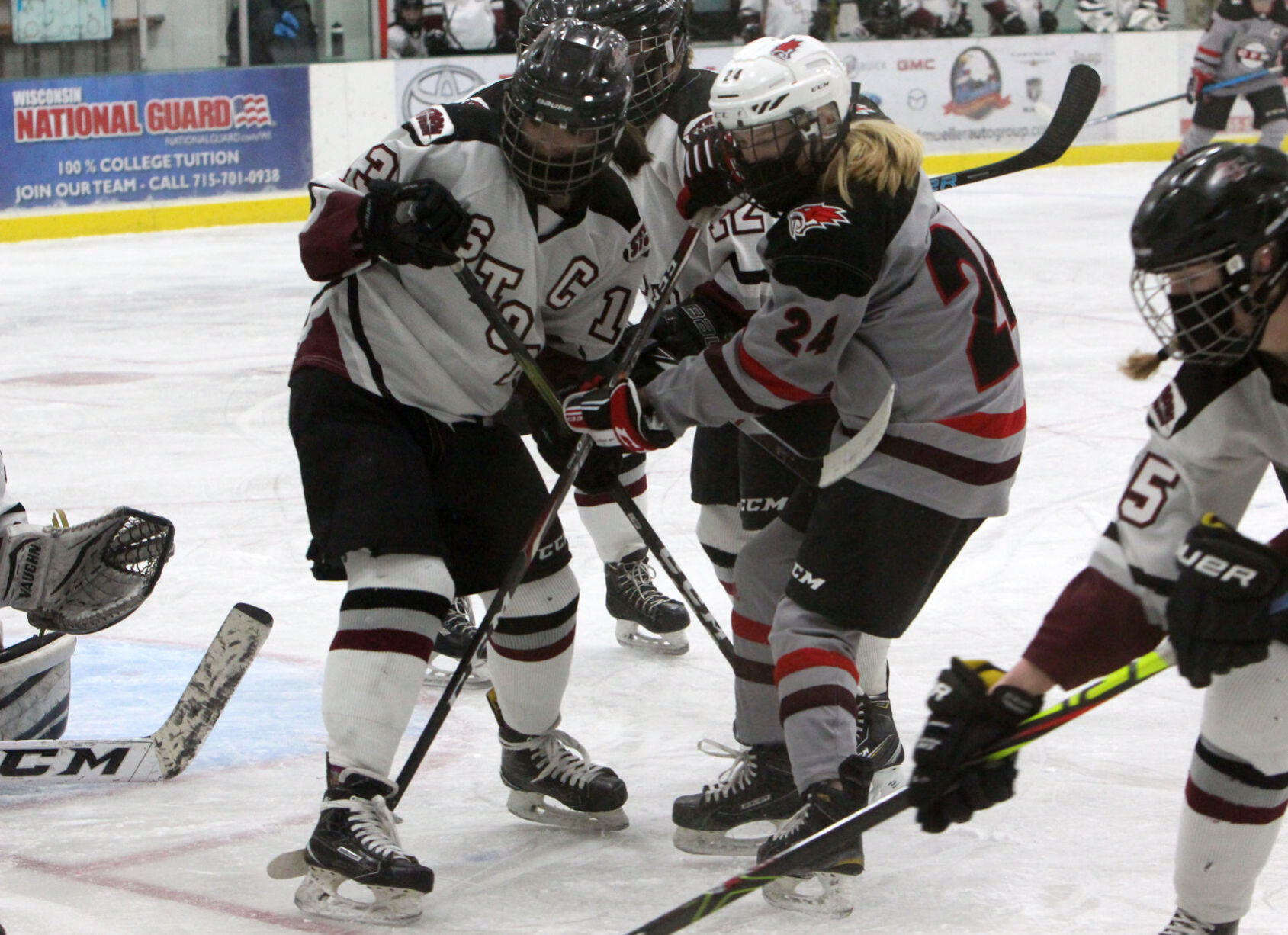 Prep girls hockey state semifinals: Chippewa Falls/Menomonie at Central Wisconsin 2-17-21